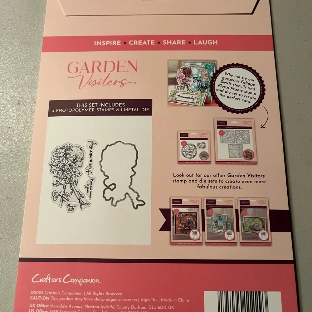 Sheena Crafts Photopolymer Stamp & Die Set - Picture 2 of 2